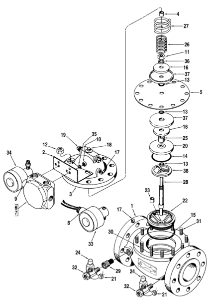 210 Digital Valve 6in Parts List