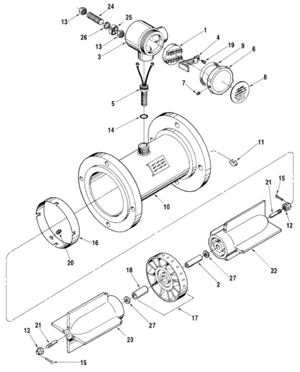 8in Sentry Turbine Meter Parts List